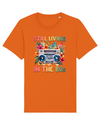 in stilul pop al anilor 80 - Still living in the 80s Bright Orange