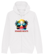 in stilul pop al anilor 80 - Summer nights Hanorac cu fermoar Unisex Connector