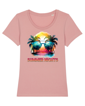 in stilul pop al anilor 80 - Summer nights Canyon Pink