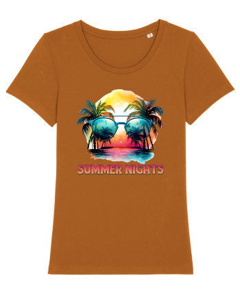 in stilul pop al anilor 80 - Summer nights Roasted Orange