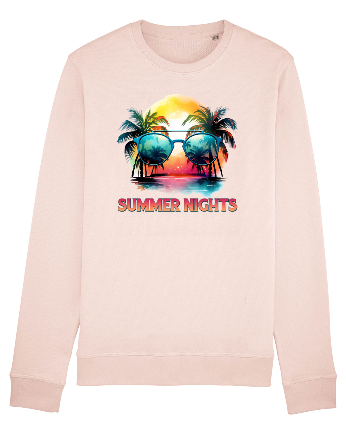 Bluză mânecă lungă Unisex Rise Candy Pink