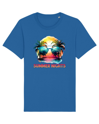 in stilul pop al anilor 80 - Summer nights Royal Blue