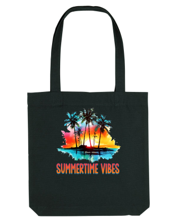 in stilul pop al anilor 80 - Summertime vibes Black