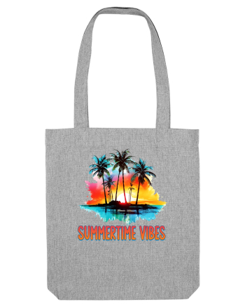 in stilul pop al anilor 80 - Summertime vibes Heather Grey