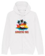 in stilul pop al anilor 80 - Summertime vibes Hanorac cu fermoar Unisex Connector