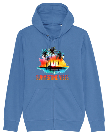 in stilul pop al anilor 80 - Summertime vibes Bright Blue
