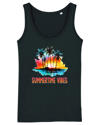 in stilul pop al anilor 80 - Summertime vibes Black
