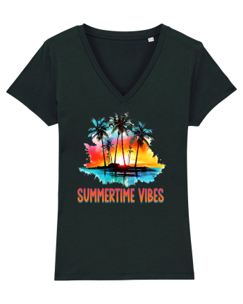 in stilul pop al anilor 80 - Summertime vibes Black