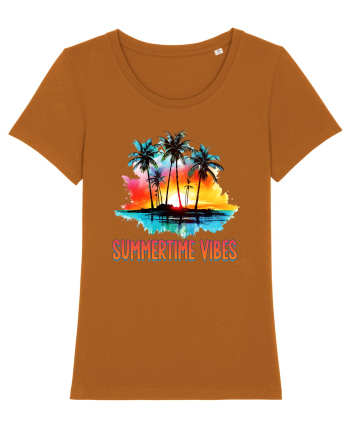 in stilul pop al anilor 80 - Summertime vibes Roasted Orange