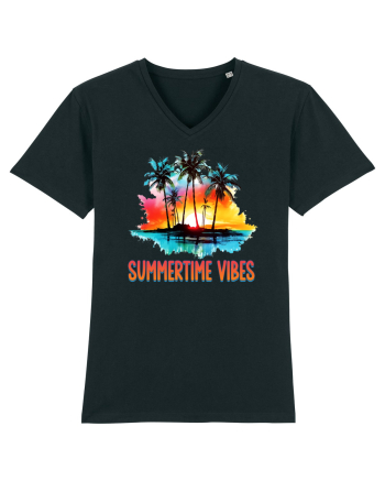 in stilul pop al anilor 80 - Summertime vibes Black