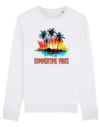 in stilul pop al anilor 80 - Summertime vibes White