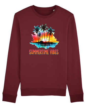in stilul pop al anilor 80 - Summertime vibes Burgundy