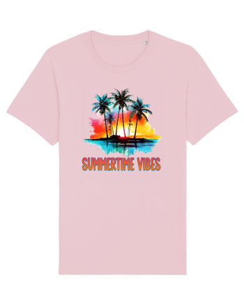 in stilul pop al anilor 80 - Summertime vibes Cotton Pink