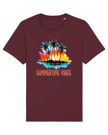 in stilul pop al anilor 80 - Summertime vibes Burgundy