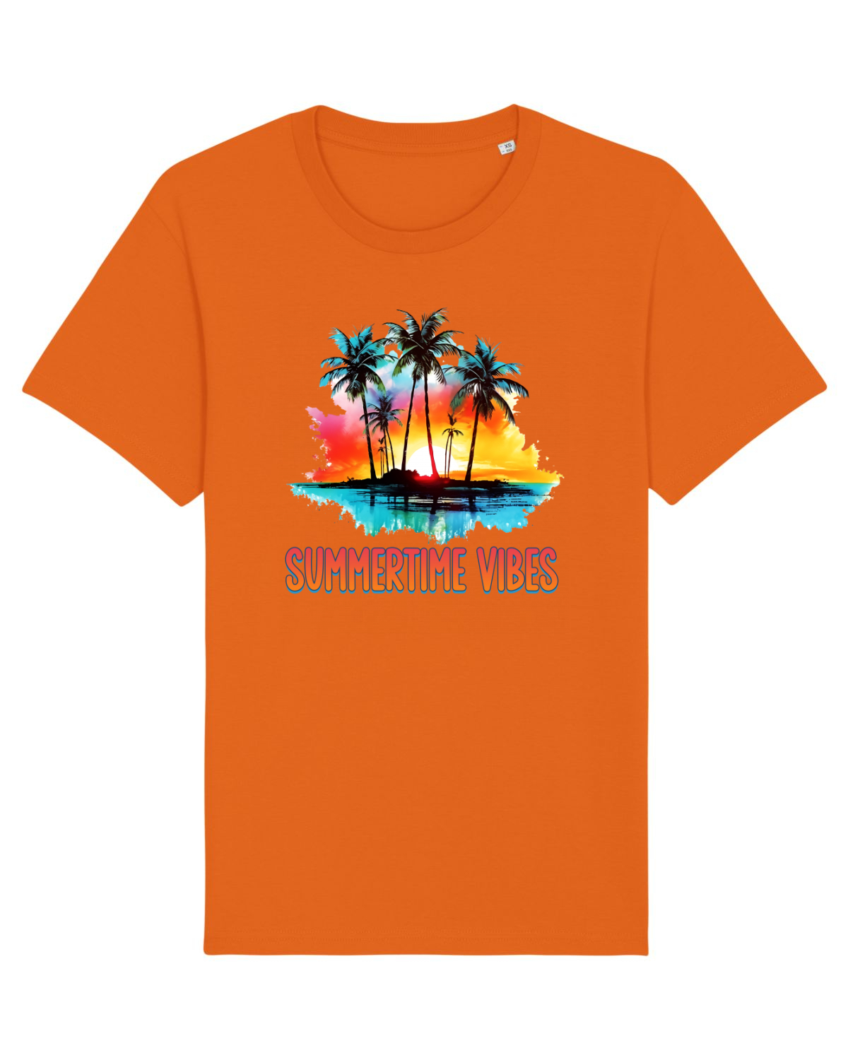 Tricou mânecă scurtă Unisex Rocker Bright Orange