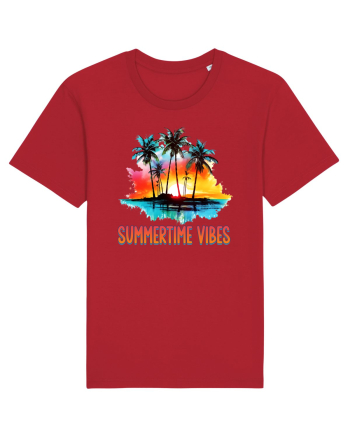 in stilul pop al anilor 80 - Summertime vibes Red