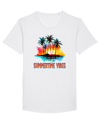 in stilul pop al anilor 80 - Summertime vibes White