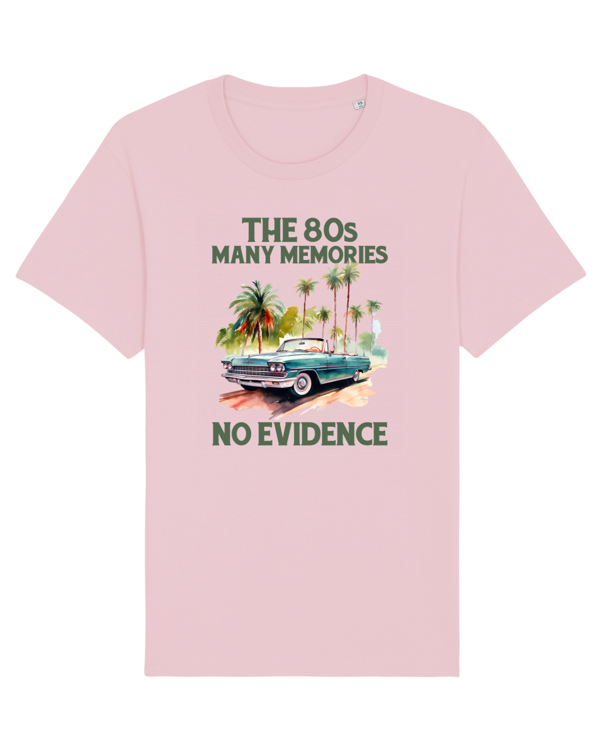 Tricou mânecă scurtă Unisex Rocker Cotton Pink
