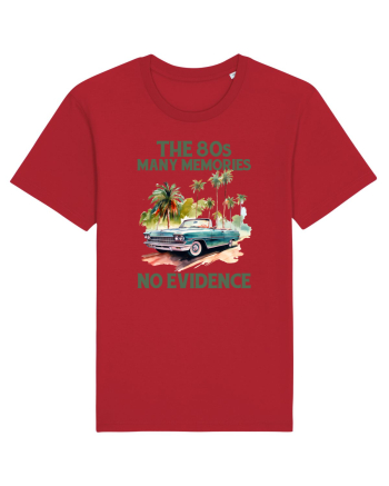 in stilul pop al anilor 80 - The 80s - Many memories, no evidence Red