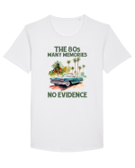 in stilul pop al anilor 80 - The 80s - Many memories, no evidence Tricou mânecă scurtă guler larg Bărbat Skater