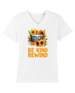 in stil retro chic - Be kind rewind Tricou mânecă scurtă guler V Bărbat Presenter