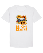 in stil retro chic - Be kind rewind Tricou mânecă scurtă guler larg Bărbat Skater