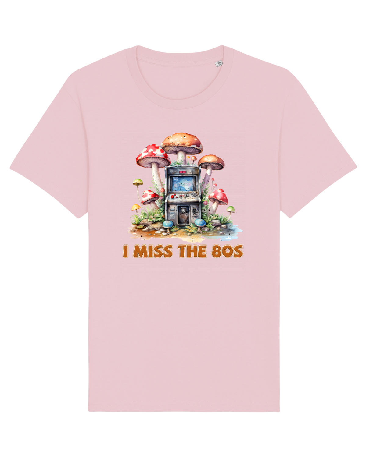 Tricou mânecă scurtă Unisex Rocker Cotton Pink