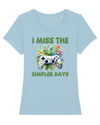 in stil retro chic - I miss the simpler days Sky Blue