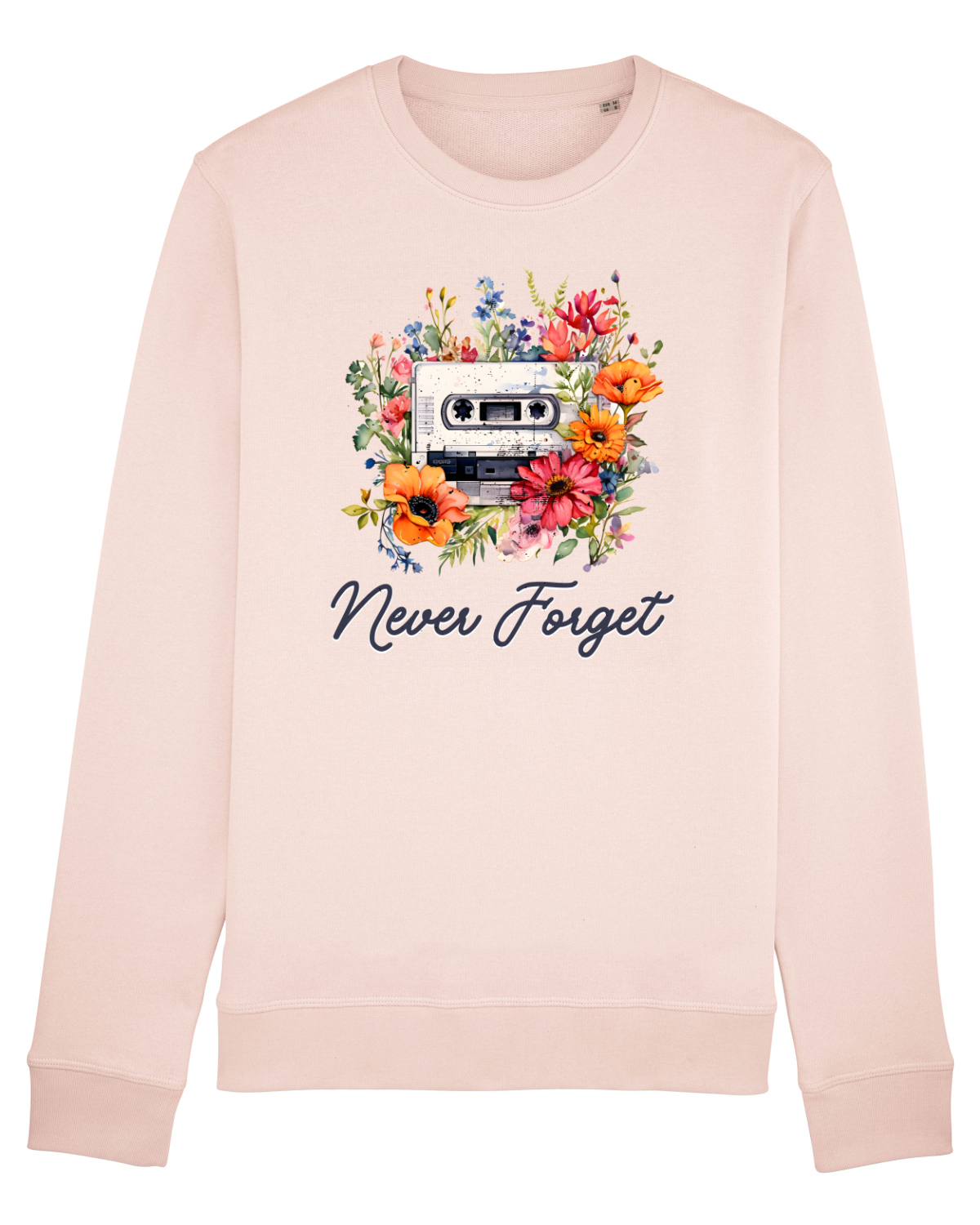 Bluză mânecă lungă Unisex Rise Candy Pink