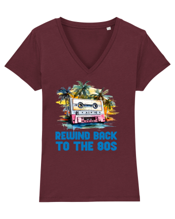 in stil retro chic - Rewind back to the 80s Burgundy