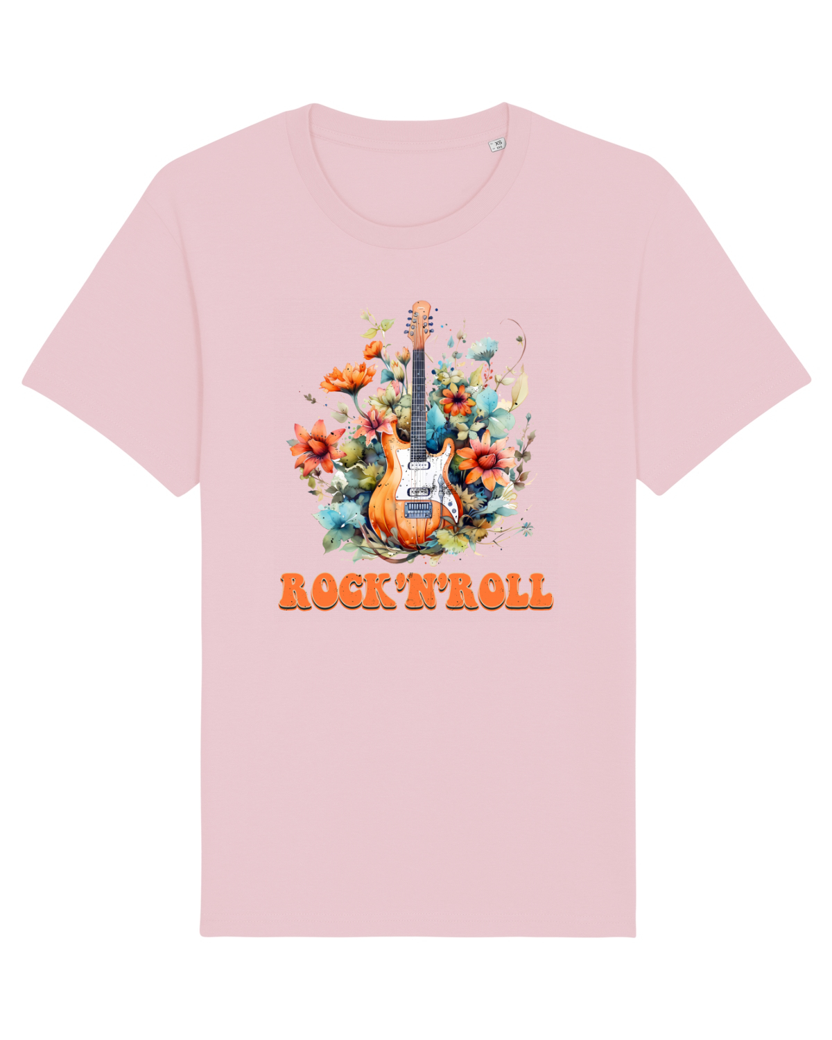 Tricou mânecă scurtă Unisex Rocker Cotton Pink
