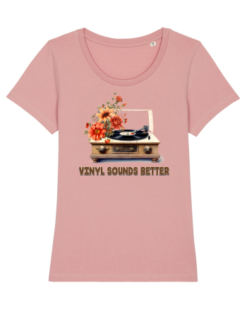 in stil retro chic - Vinyl sounds better Canyon Pink