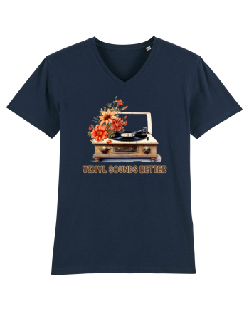 in stil retro chic - Vinyl sounds better French Navy