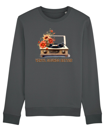 in stil retro chic - Vinyl sounds better Anthracite