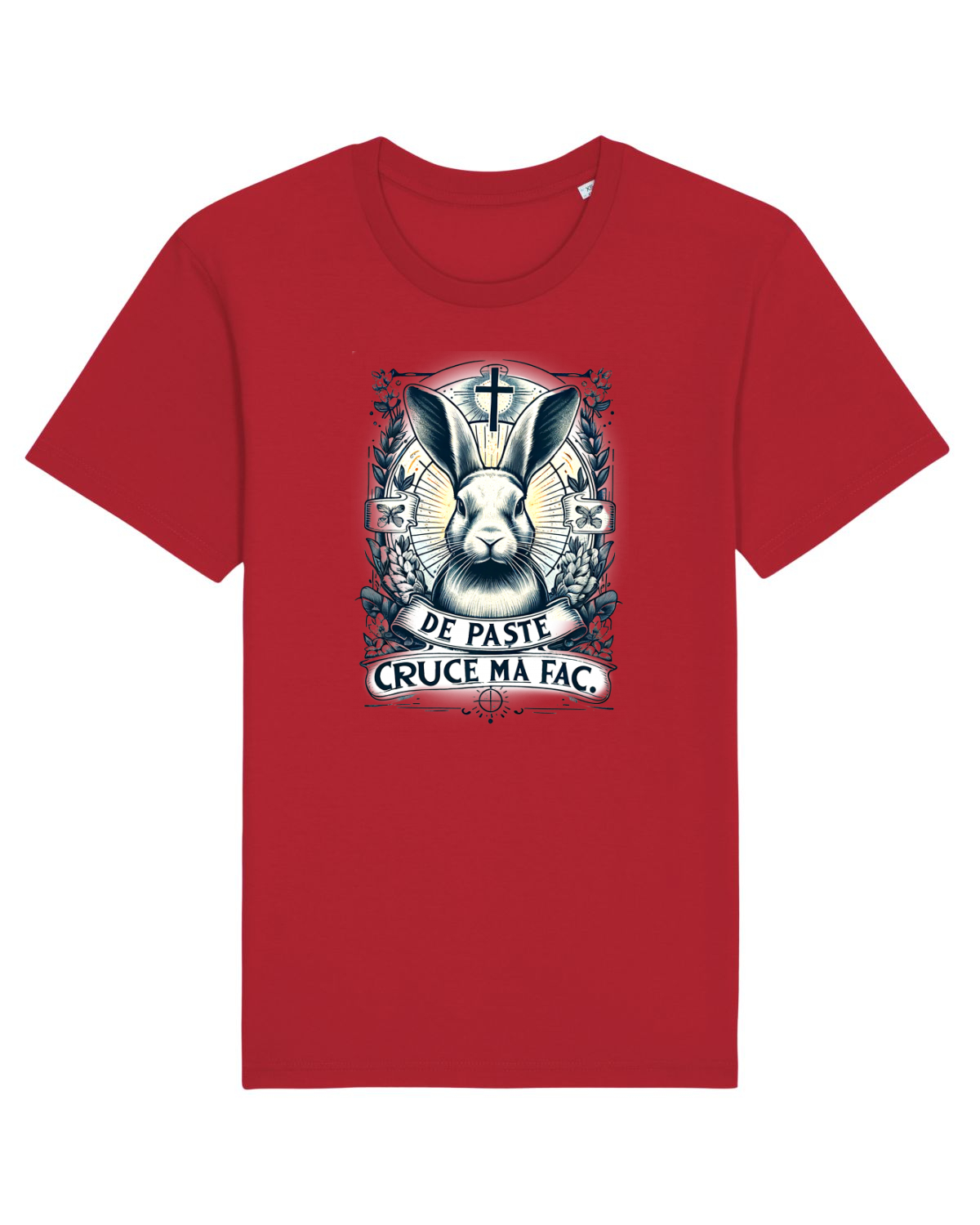 Tricou mânecă scurtă Unisex Rocker Red