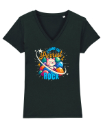 Geolog Amuzant Am Găsit Cea Mai Puroasă Piatră Tricou mânecă scurtă guler V Damă Evoker