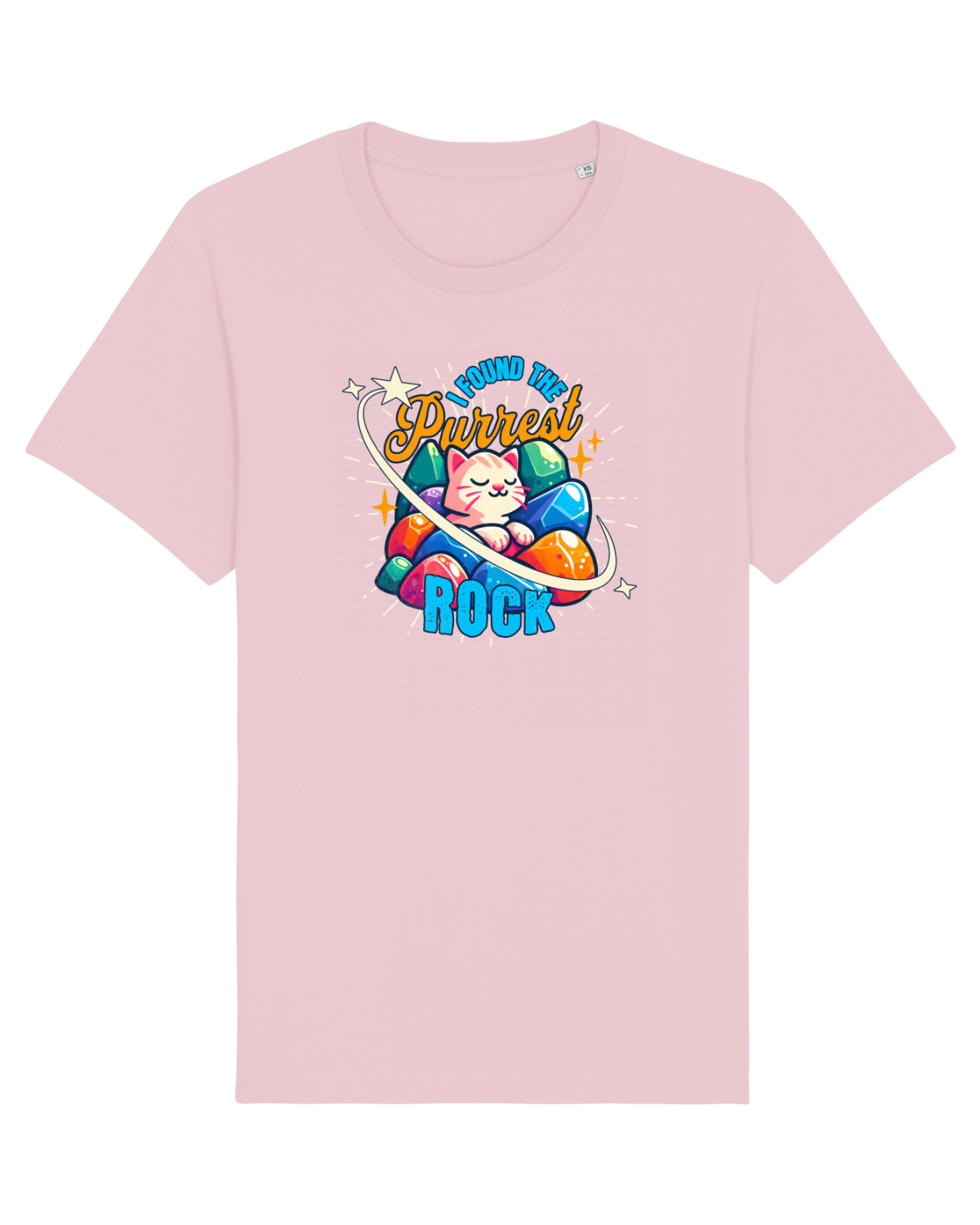 Tricou mânecă scurtă Unisex Rocker Cotton Pink