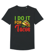 I do it for the tacos Tricou mânecă scurtă guler larg Bărbat Skater