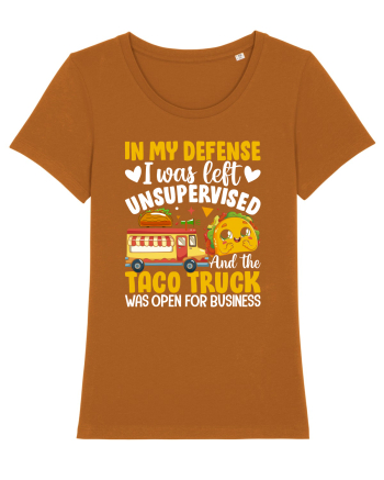 In my defense, I was left unsupervised and the taco truck was open Roasted Orange