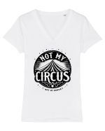 Not my Circus - not my monkey Tricou mânecă scurtă guler V Damă Evoker