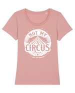 Not my Circus - not my monkey Tricou mânecă scurtă guler larg fitted Damă Expresser