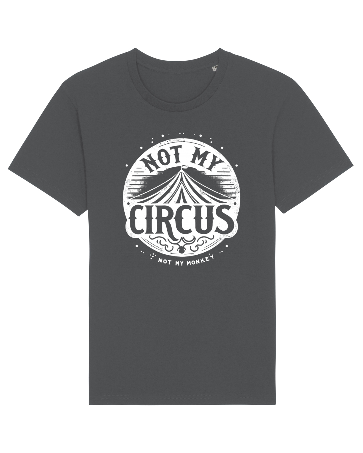 Tricou mânecă scurtă Unisex Rocker Anthracite