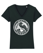 Meat is murder Tricou mânecă scurtă guler V Damă Evoker