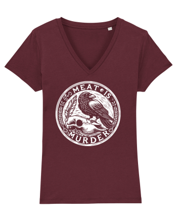 Meat is murder Burgundy