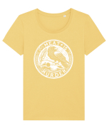 Meat is murder Tricou mânecă scurtă guler larg fitted Damă Expresser