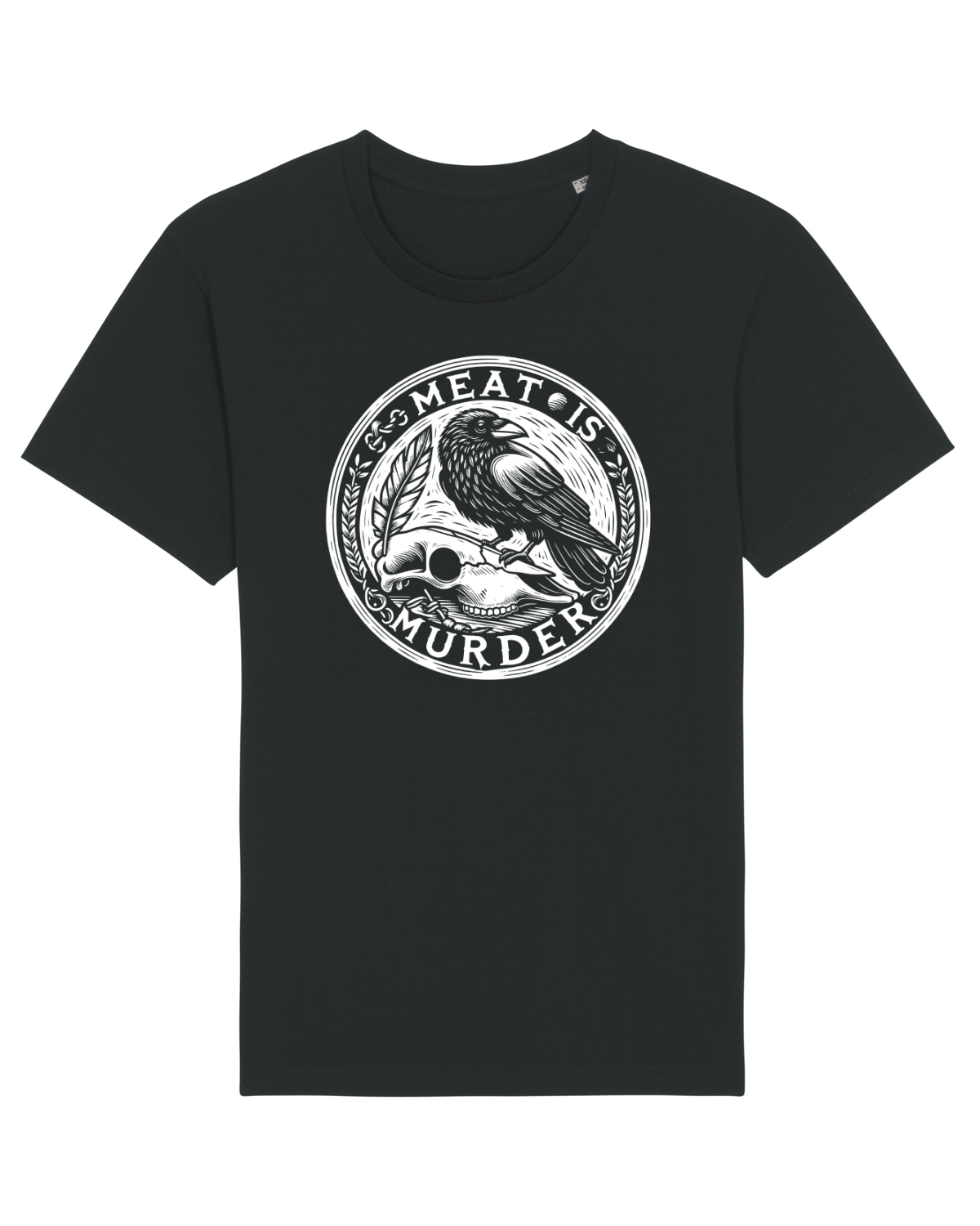 Tricou mânecă scurtă Unisex Rocker Black