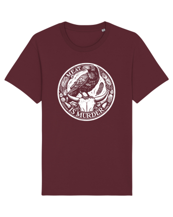 Meat is murder Burgundy