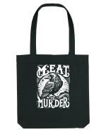 Meat is murder Sacoșă textilă