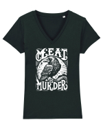 Meat is murder Tricou mânecă scurtă guler V Damă Evoker