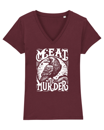 Meat is murder Burgundy